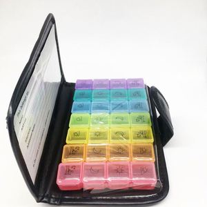 Pastillero Mensual de Plástico con 28 Compartimentos, Estilo 2025, para Viaje y Almacenamiento - Product Image 3