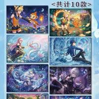 Panneau d'art décoratif en carton DM Pokemoned, collection d'anime, carte de présentation décorative, impression couleur, coffret cadeau, édition limitée