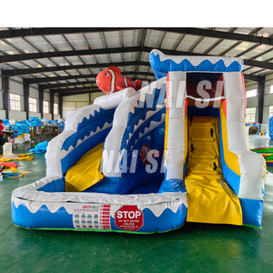 Tobogán acuático inflable de Nemo, <span class=keywords><strong>castillo</strong></span> inflable de pez payaso con piscina, tobogán inflable para piscina para niños, diversión para fiestas, juegos y juguetes. - Product Image 2