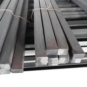Barra quadrada de aço carbono suave 40mm 45mm 50mm 55mm preço de fábrica barra quadrada plana