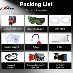 เครื่องทำความสะอาดด้วยเลเซอร์แบบพกพา เครื่องกำจัดสนิมด้วยเลเซอร์ กำจัดชั้นออกไซด์และสี - Product Image 6