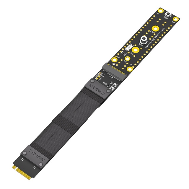 M.2(NGFF) Key M NVMe SSD Extension Cable Extender PCIe3.0 X4 Full Speed