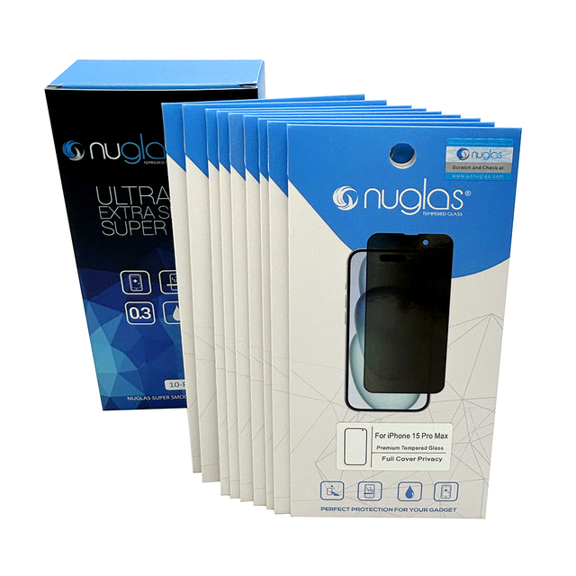 2026 10 in 1 Pack Mobile Phone Anti-spy Film Anti Peep Tempered Glass Privacy Screen Protector for Iphone 17 Pro Max 16 15 14 13