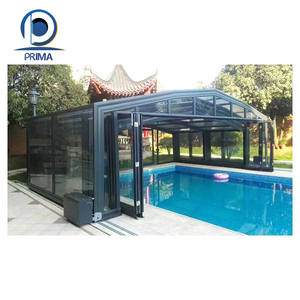 Prima Custom Aluminum Pavilion Powder Coated Impermeable <span class=keywords><strong>Piscina</strong></span> Parasol Cubierta Wind Blind Pergola Frame - Product Image 4
