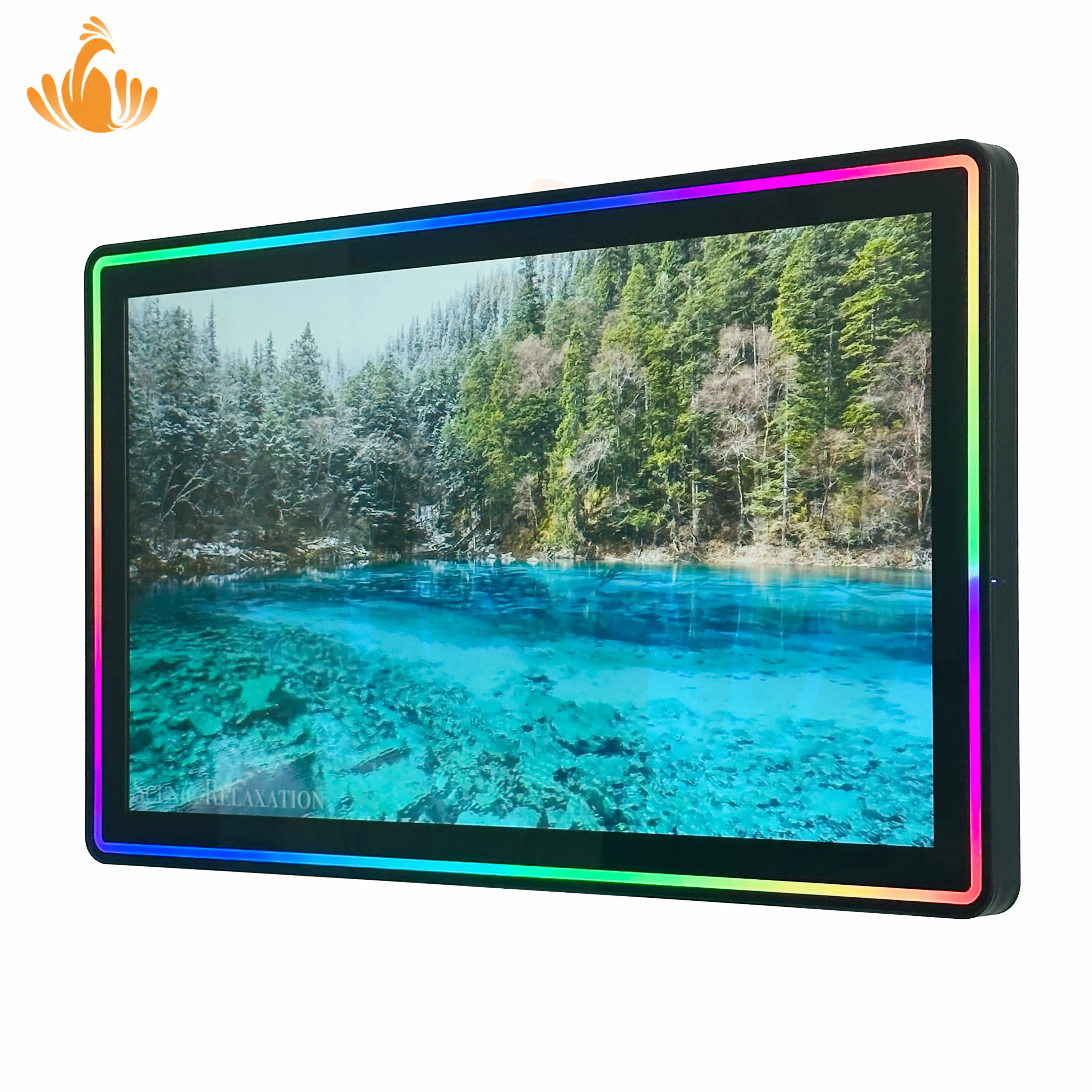 27 inch vertical capacitive led aluminum bezel life of luxury fireball original taiwan game board touch monitor