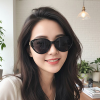 Lunettes de soleil œil de chat rétro européennes et américaines, style coréen, unisexe, tendance, polyvalentes, protection UV400