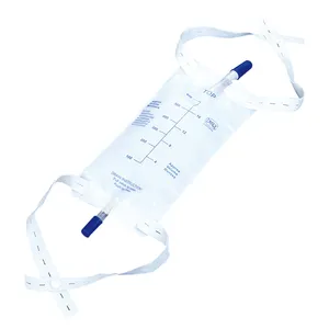 Medische Disposable Urine Beenzak Foley Katheter Been Zak 600Ml, 750Ml, 1000Ml