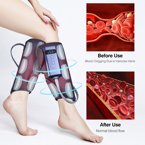 Máy nén khí áp lực điện chân nén phục hồi bê Massager 12 chambers bơm cho chân - Product Image 5