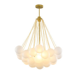 <span class=keywords><strong>Lampadario</strong></span> Moderno a <span class=keywords><strong>Palloncino</strong></span> in Vetro Satinato, Design Semplice per Sala da Pranzo, Soggiorno, Camera da Letto o Negozio di Abbigliamento - Product Image 5