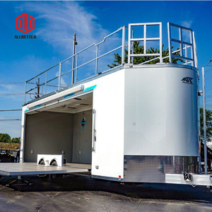 Nhà Hàng Di Động Thương Mại Xe Moóc Nhượng Bộ Không Gian Rộng Rãi Xe Tải Thực Phẩm Bbq Nóng Xe Tải Thực Phẩm Di Động Xe Tải Thực Phẩm Hai Lớp - Product Image 3