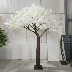 <span class=keywords><strong>Arbre</strong></span> artificiel <span class=keywords><strong>en</strong></span> fleurs de cerisier, grand et volumineux, avec éclairage LED imperméable, 100% fait main, personnalisé, pour la décoration intérieure et extérieure du jardin - Product Image 4