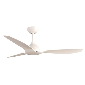 Ventilateur de plafond moderne de grande taille 52 pouces, ventilateur de plafond sans lumière, haute vitesse, ventilateurs de plafond en bois de 52 pouces avec télécommande - Product Image 1