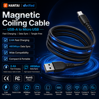 Câble Micro USB fiable 2.4A à charge rapide, cordon flexible en PVC blanc, synchronisation des données pour tablettes Android, enceintes, Kindle
