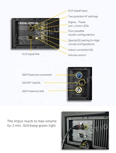 HDl20 HDl30 9006 Chuyên Nghiệp Dòng Mảng Set HDl20 Sừng Dòng Mảng Hoạt Động Kép 10 Inch 10 "Dòng Mảng Loa - Product Image 3