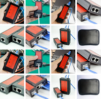 Comprobador de Cables de Red RJ45 NF-468B, Instrumento de Prueba y Medición de Redes LAN RJ11 y RJ45