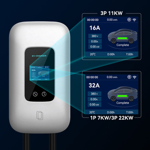 Bornes de <span class=keywords><strong>Recharge</strong></span> AC Type 2 7 kW 11 kW 22 kW Wallbox pour Véhicules <span class=keywords><strong>Électrique</strong></span>s, Station de <span class=keywords><strong>Recharge</strong></span> Rapide Murale pour <span class=keywords><strong>Voiture</strong></span> <span class=keywords><strong>Électrique</strong></span> AC - Product Image 2