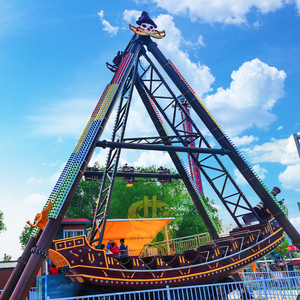 Grande balançoire en fibre de verre en forme de bateau <span class=keywords><strong>pirate</strong></span> pour intérieur/extérieur, attraction de parc d'attractions - Product Image 2
