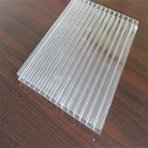 Atacado Alta Qualidade <span class=keywords><strong>8mm</strong></span> Espessura Clara Paredes Gêmeas Folhas De Policarbonato Oco Folha De Policarbonato Oco - Product Image 3