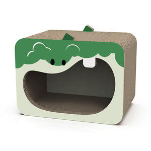 Tempat Tidur dan Papan Garukan Kucing 2-in-1 Mewah, Terlaris, Terbuat dari Kertas Ramah Lingkungan, Tahan Lama, untuk Penggunaan Dalam Ruangan - Product Image 3