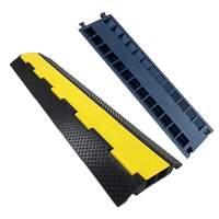Rampe de protection de câbles en caoutchouc robuste, pont ralentisseur, cache-câbles en PVC, canal de protection de câbles pour intérieur et extérieur, plaque de protection de câbles au sol