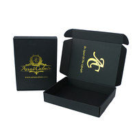 Bas prix personnalisé recyclable CMJN impression fleur conception AE flûte ondulé expédition vêtements boîte postale avec logo emballage