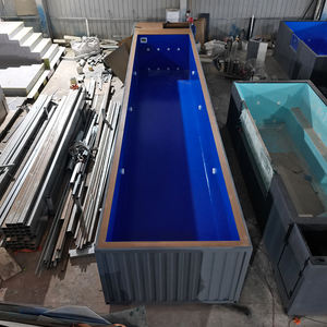 Piscine hors sol en fibre de verre haut de gamme avec cascade en bois, pompe de filtration avancée, fonction de lavage à contre-courant, garantie 10 ans - Product Image 5