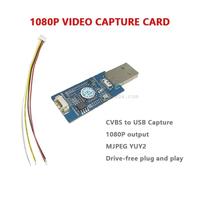 CVBS vers USB Capture AV CVBS Signal analogique Signal S-VIDEO vers carte de sortie USB numérique Carte de sortie USB/TYPE-C sans pilote 1080P