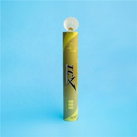 Volant de badminton professionnel TCX999 durable, de haute qualité, en plumes d'oie, 3 couches, écologique, niveau tournoi, stable, 4,9g