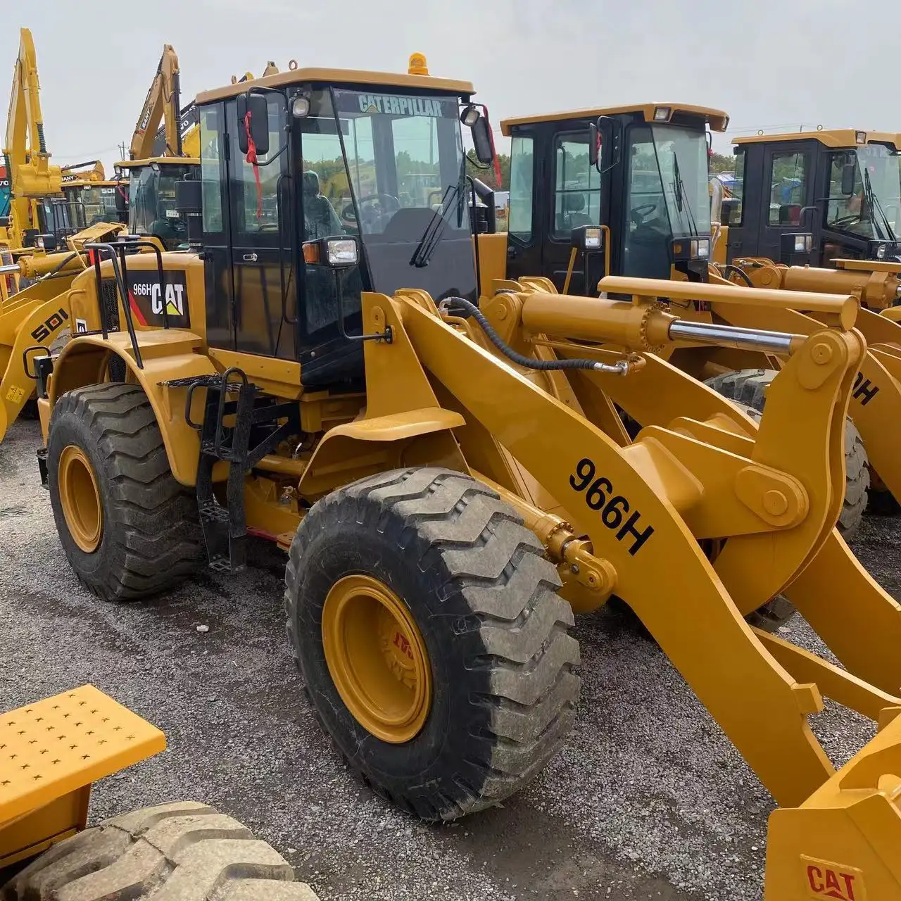 Caterpillar quality CAT966H with original parts CAT 966H used large wheel skid steer loaders second-hand construction machinery