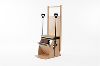 Chaise combinée Wunda et Reformer Pilates en bois de chêne pour la maison, le fitness, le yoga, la salle de sport et les studios de Pilates