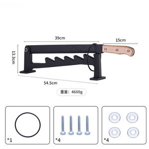 Coupe-bois <span class=keywords><strong>en</strong></span> acier massif, base stable avec lame de sécurité, fendeur de bois manuel - Product Image 5
