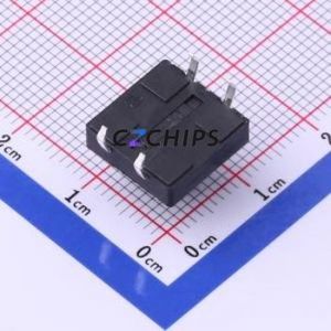 UK-B0224-G8.5-250 Tactile Switch Through hole-4P,12x12mm Switch Single Pole Single Throw Round Button 2.5N Through Hole - Product Image 2