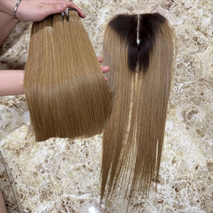 Extensions de cheveux vierges bruts vietnamiens les plus vendues, tissage humain, paquets épais et complets, sans perte de cheveux - Product Image 1