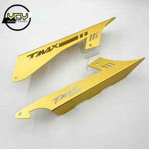 Accessoires de moto adaptés à Yamaha TMAX560 <span class=keywords><strong>TECHMAX</strong></span> modifié CNC couvercle de chaîne arrière couvercle de protection boîte anti-chute - Product Image 1