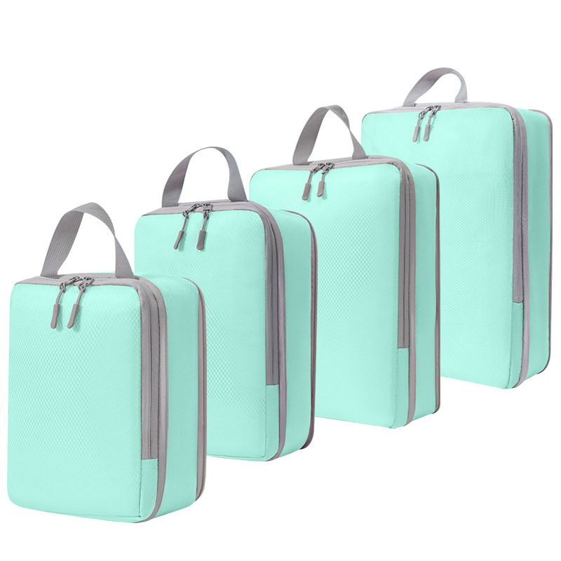 Ensemble compressé de quatre pièces [bleu]