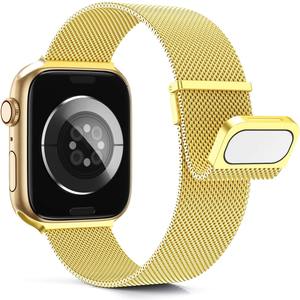 สายนาฬิกาแบบ Milanese Loop สุดหรู สำหรับนาฬิกาซีรีส์ 11/10/9/8/7 ขนาด 46 มม. 49 มม. 45 มม.  สแตนเลสสตีล แบบแม่เหล็ก - Product Image 4