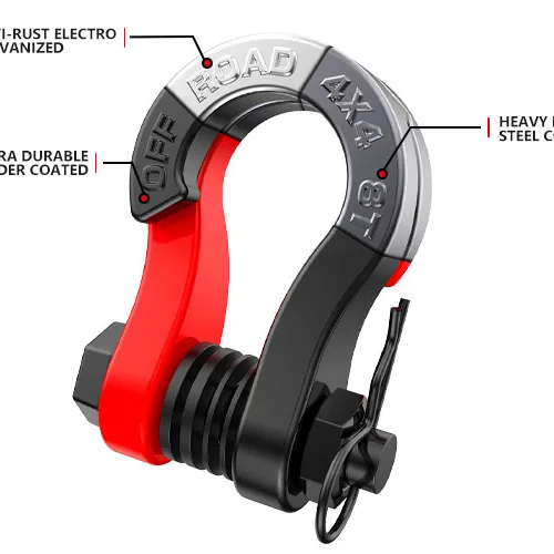 HLS Hochleistungs-Professionelle Herstellung Sicherheitsschraube Schnecken geschmiedeter Stahl kundenspezifisches Shackle D Anker Split Shackle