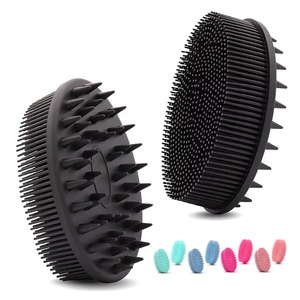 2026 Best verkochte 2-in-1 badshampoo borstel siliconen lichaamscrubber voor douchegebruik uit de categorie sponzen & schuursponsjes - Product Image 1