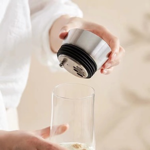 <span class=keywords><strong>Carafe</strong></span> à eau en verre, Logo personnalisé, changement de couleur, pichet à eau, avec couvercles à boule en bois, ml - Product Image 4