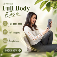 Coussin de massage corporel 4D Shiatsu à balançoire et pétrissage pour le cou, la taille, les épaules et le dos