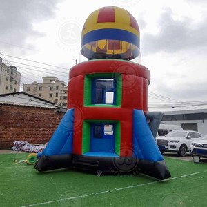 Giá trị tốt nhất Inflatable tên lửa bouncevc đội xây dựng trò chơi cấu trúc Inflatable Lift Mô phỏng trò chơi để bán - Product Image 2