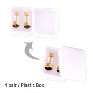 ต่างหูผ่าตัด ต่างหูเหล็กคุณภาพสูง ต่างหูแบบติดสำหรับเด็ก - Product Image 3