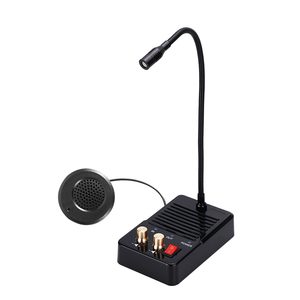 带录音插孔的超薄窗口对讲无线麦克风窗口扬声器对讲系统 - Product Image 1