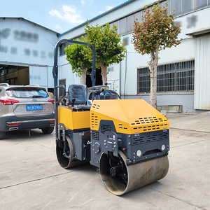 ลูกกลิ้งถนนตีคู่1.2ตันอเนกประสงค์พร้อมการควบคุมความเร็วแบบไม่ต่อเนื่องเหมาะสำหรับบดอัดทั้งดินและยางมะตอย - Product Image 2