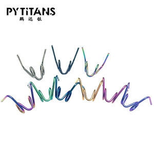 Ressorts de frein en titane GR5 de haute qualité pour étrier <span class=keywords><strong>Brembo</strong></span>, broche en alliage de titane en forme de R pour blocage d'axe, plaquette de frein - Product Image 2