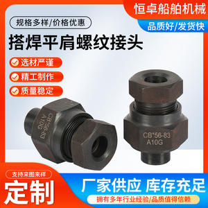 Accesorios Roscados de Acero Inoxidable Hechos a Medida, Rosca G, Alta Presión, Soldadura por Contacto, Hombro Plano, Tubería Soldada para Herrajes Marinos - Product Image 4