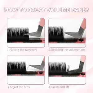 Eyelash Extension <b>Lash</b> Trays Private <b>Lashes</b> Tray Wholesale Full <b>Volume</b> Hand Made 5-25mm Velvet - Product Image 2