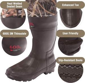 Cuissardes de poitrine en nylon imperméable pour hommes pour la chasse au canard et la pêche à la sauvagine Caractéristiques isolantes - Product Image 3