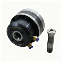 Mandrin pneumatique de haute précision JAC-15, mandrin rotatif pneumatique compact avec conception creuse pour une rotation rapide automatisée