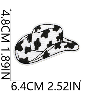 Offre Spéciale Style artistique motif imprimé léopard fer sur broderie animaux coeur boulon patchs - Product Image 4